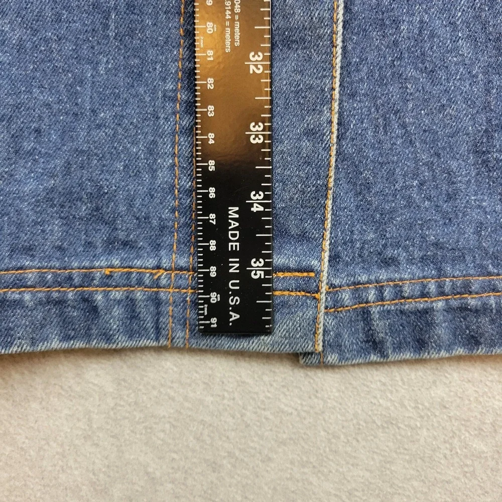 Indygo Denim Maxi Skirt Womens 11/12 Blue High Waist Long YKK Zip Pockets‎ 90s